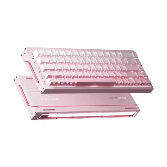 Tastatură MCHOSE Ace 68 Turbo, Cu fir, Peachy Pink, 2 image