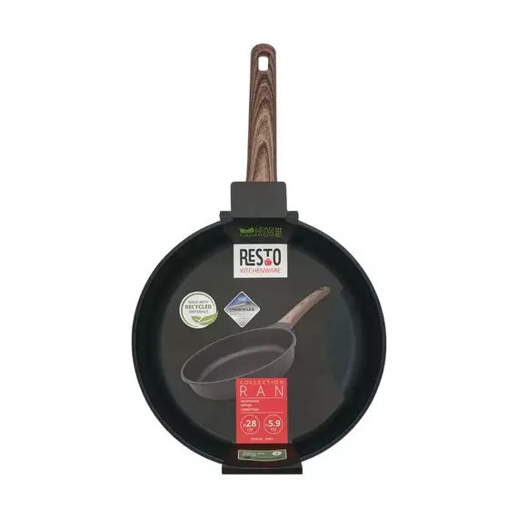 Tigaie RESTO 93911, 28cm, Negru, 6 image