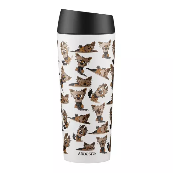 Thermal Mug ARDESTO Coffee Time Yorkie 450ml, AR2645YT
