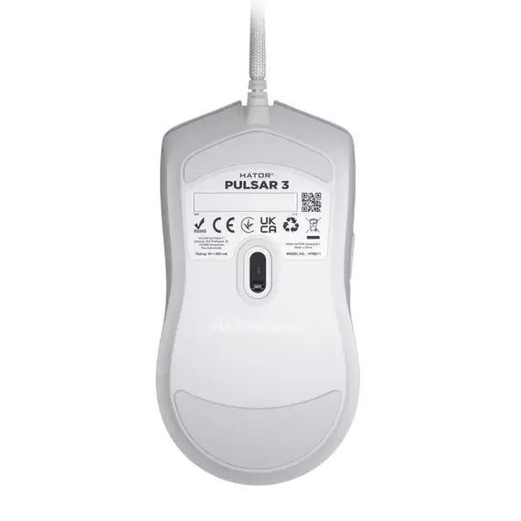 Gaming Mouse HATOR Pulsar 3, Alb, 3 image