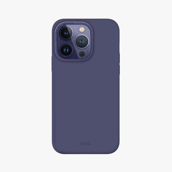 Uniq Case Liquid Silicone Lino Fig for iPhone 14 Pro, Purple, 2 image