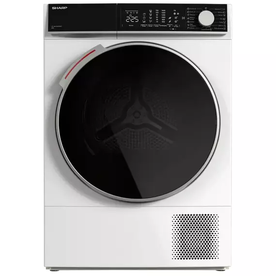 Uscător de rufe Sharp KD-NHL8S9GWC-EE, 8kg, Alb