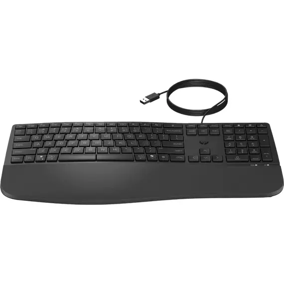 Tastatură HP 480 Comfort, Cu fir, Negru, 6 image