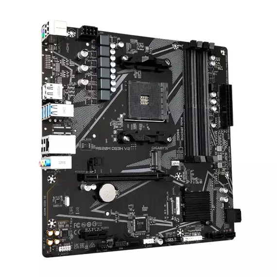 Placă de bază Gigabyte A520M DS3H V2, AM4, AMD A520, Micro-ATX, 4 image