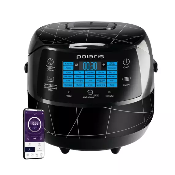 Aparat de gătit multifuncțional Polaris PMC 5017, Negru