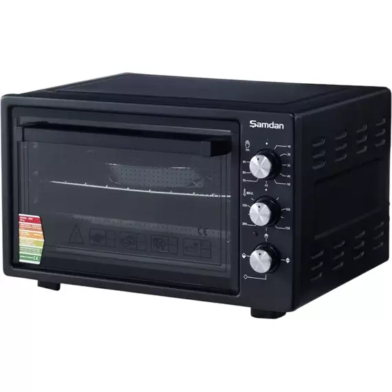 Mini oven Samdan EC01487 Converter (fan)  2033-60L-BLACK, 2 image