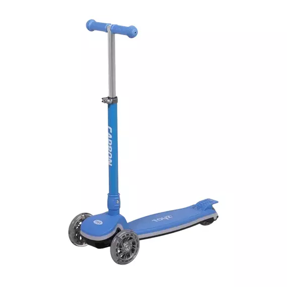 Trotinetă cu 3 roți pentru copii Caretero Carbon, Albastru deschis, 6 image