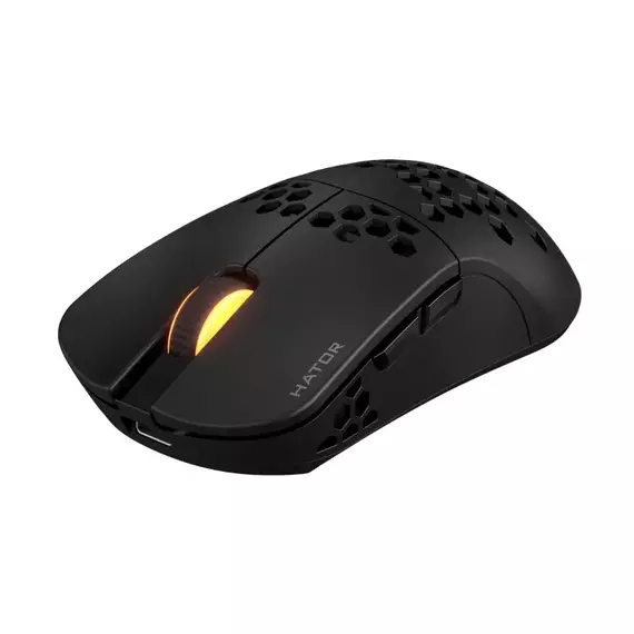 Mouse Wireless HATOR Stellar, Negru, 5 image