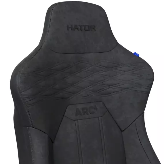 HATOR Arc 4 XXL Velur Gaming chair, Black, 3 image
