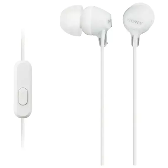 Căști SONY MDR-EX15AP, Alb
