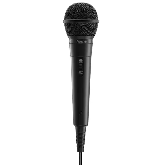 Microfon Karaoke HAMA 46020 DM-20, Cu fir, Negru