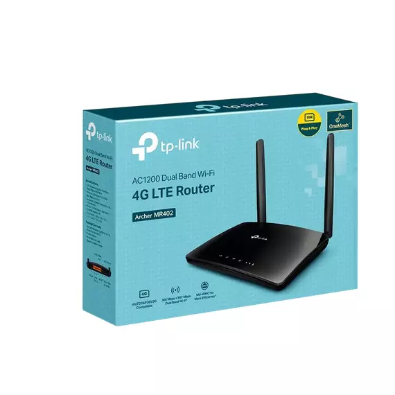 Router fără fir TP-LINK Archer MR402, 4G, Negru, 4 image