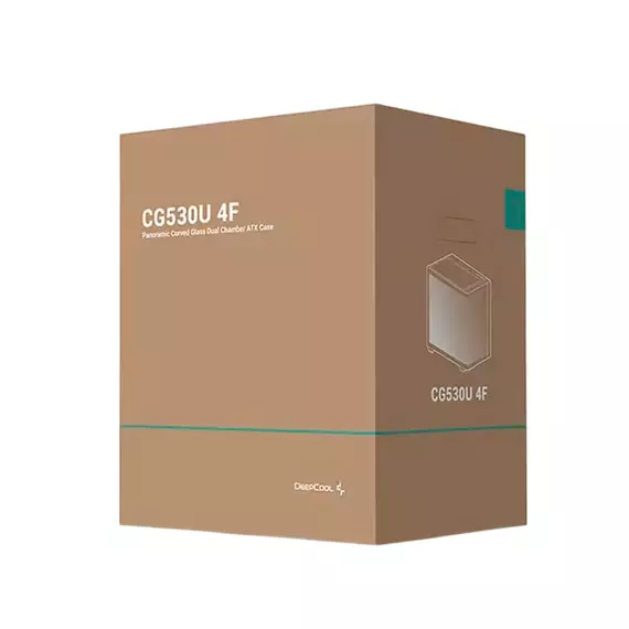 Case ATX Deepcool CG530U 4F, w/o PSU,3x120side 1x120rear ARGB PWM, 2xUSB3.0, 1xTypeC, Curved-Glass P, 6 image