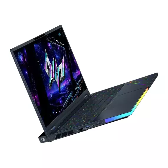 Laptop Gaming 16" Acer Predator Helios 16 AI PH16-73, Abyssal Black, Intel Core Ultra 9 275HX, 32GB/1024GB, Linux eShell, 3 image