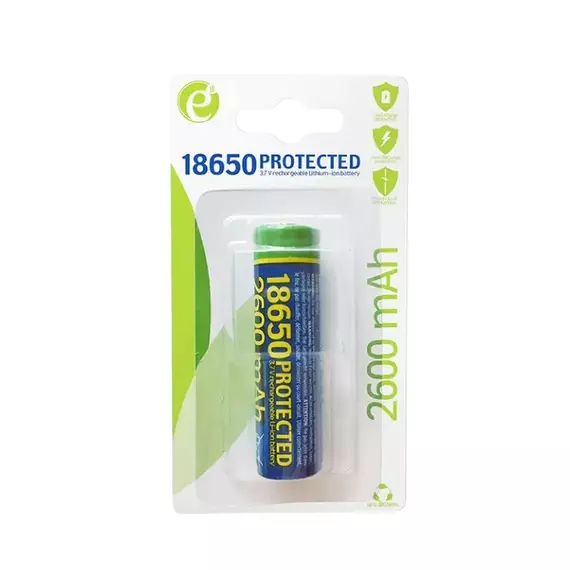 Baterii Energenie EG-BA-18650/2600, 2600mAh, 1buc., 3 image
