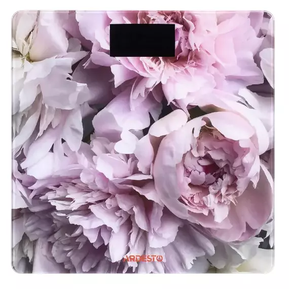 Cântar de podea Ardesto SCB-965PEONIES, Roz