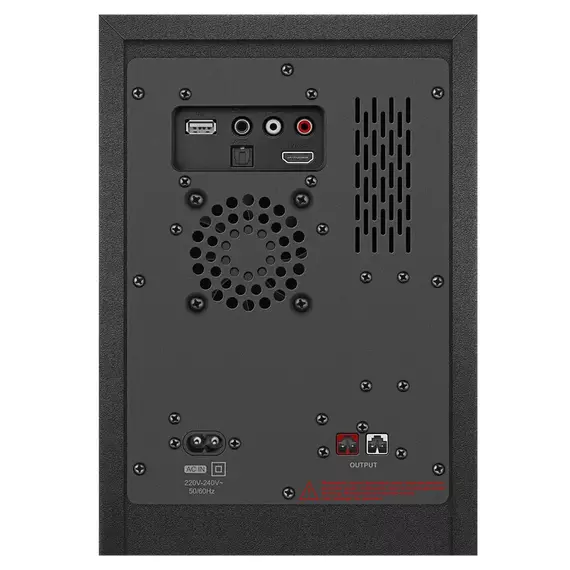 Speakers SVEN TWR-2800DD, 300W, DD, Bluetooth, HDMI, Optical, Coaxial, RC, black, 6 image