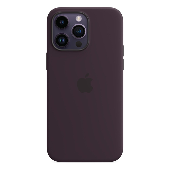 Case Original Silicone with MagSafe for iPhone 14 Pro Max, Elderberry