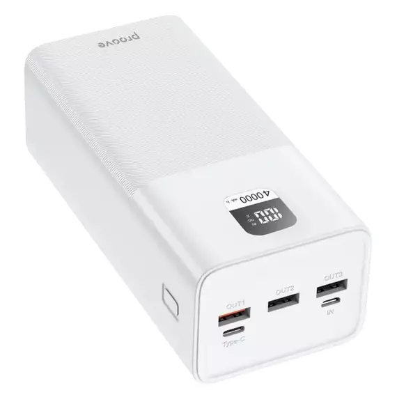 Acumulator extern Proove Giant, 40000mAh, Alb, 4 image