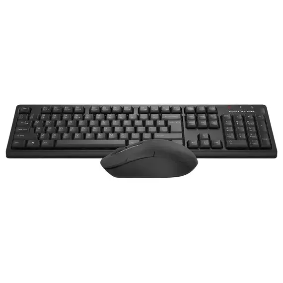 Wireless Keyboard & Mouse A4Tech FG1200, Fstyler 2.4G Multimedia Wireless Desktop Set, Black, 4 image