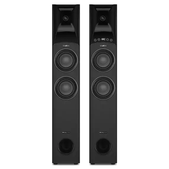 Speakers SVEN TWR-2800DD, 300W, DD, Bluetooth, HDMI, Optical, Coaxial, RC, black, 3 image