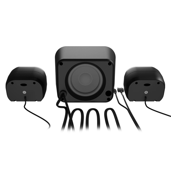Natec Speaker PUG, 2.1, 11W, USB and 3.5mm, Black, 2 image