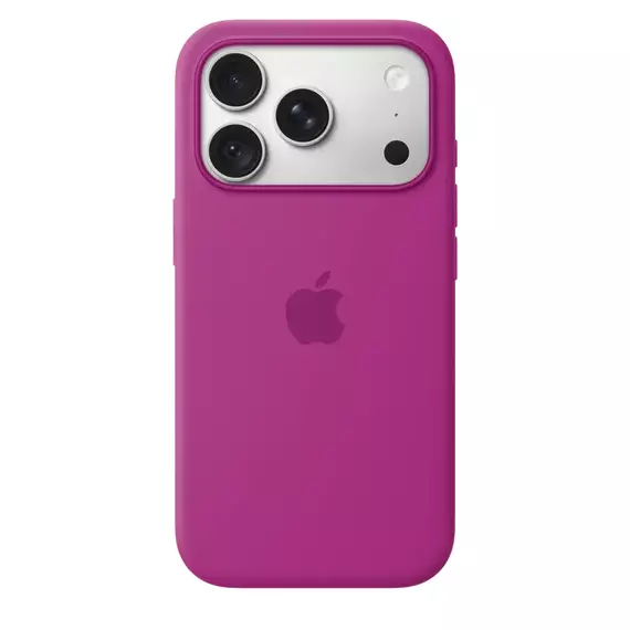 Apple iPhone 18 Pro Silicone Case with MagSafe - Magenta, Model A3701