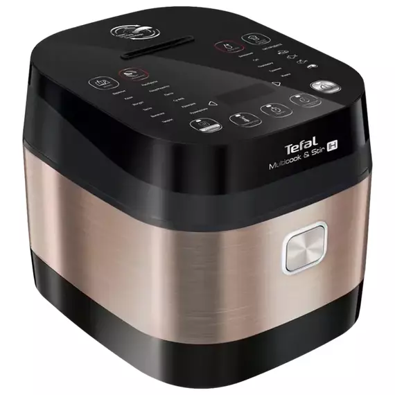 Aparat de gătit multifuncțional Tefal RK905A34, Negru / Bronz