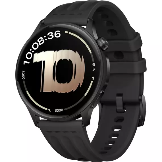 Ceas inteligent OnePlus Watch Lite, 45mm, Black Steel