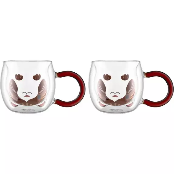 Glass cups Ardesto 280ml 2pcs, AR2628BC