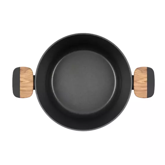 Cratiță RESTO 93188, 4.4L, 24cm, Negru, Maro, 7 image