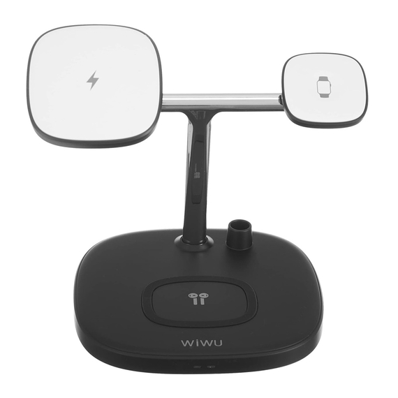 WIWU Wireless Charger 4 in 1 M8, Black, 2 image