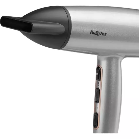 Uscător de păr BaByliss D580DE, 2100W, Argintiu, 7 image