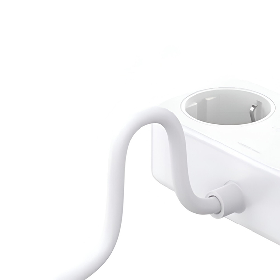UGREEN Power Strip 2 Plug + 2*USB-A + 1*USB-C, 30W DigiNest Life EU CD280, White, 2 image