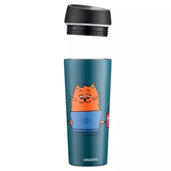 Cană termos Ardesto AR2645CG, 0,45L, Albastru, 2 image