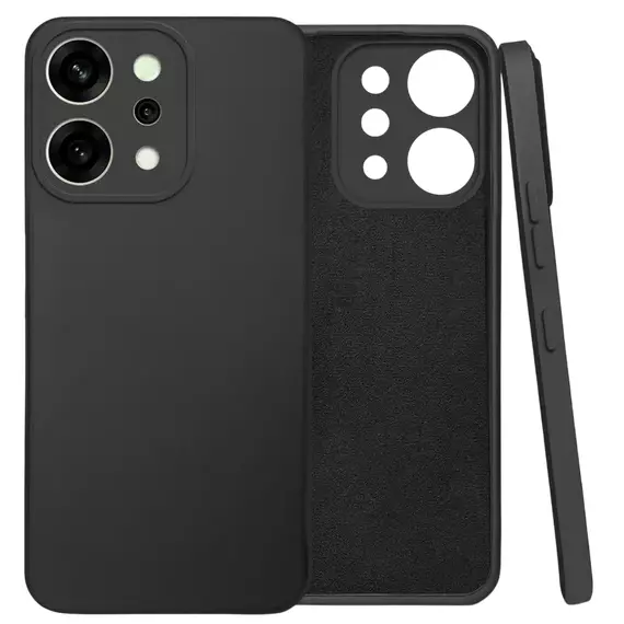 Husă Xcover Soft Touch pentru Honor Oppo Reno 14, Negru