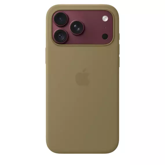 Apple iPhone 18 Pro Max Silicone Case with MagSafe - Olive,  Model A3702, 2 image