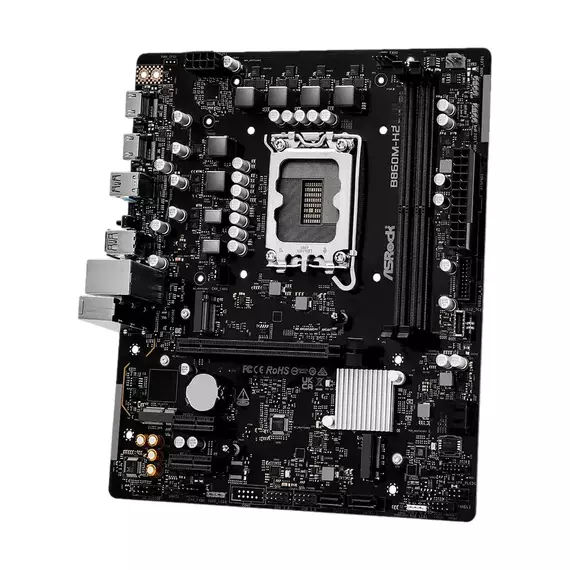 Placă de bază ASRock B860M-H2, LGA1851, Intel B860, Micro-ATX, 5 image