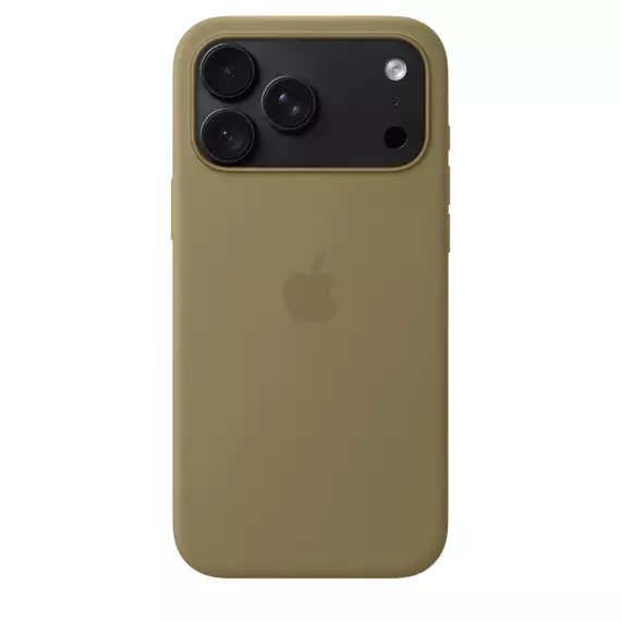 Apple iPhone 18 Pro Max Silicone Case with MagSafe - Olive,  Model A3702, 3 image