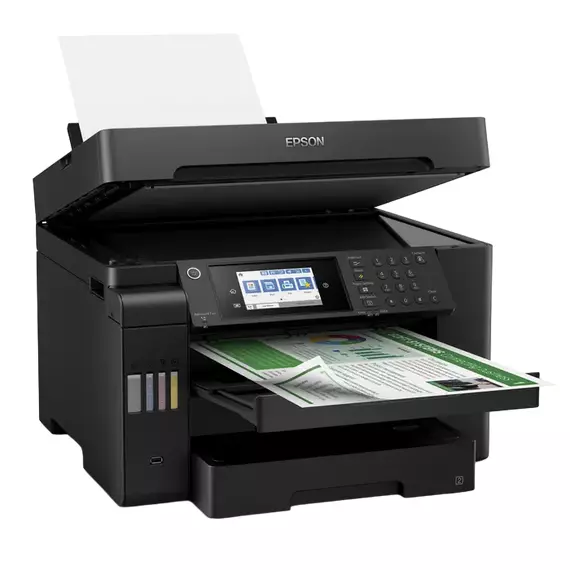 Multifunctional Inkjet Epson L15160, Negru, 2 image