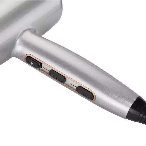 Uscător de păr BaByliss D580DE, 2100W, Argintiu, 2 image