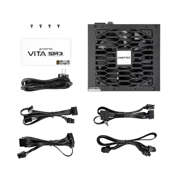 Sursă Alimentare PC Chieftec Vita SM3, 750W, ATX, Semi-modular, 8 image