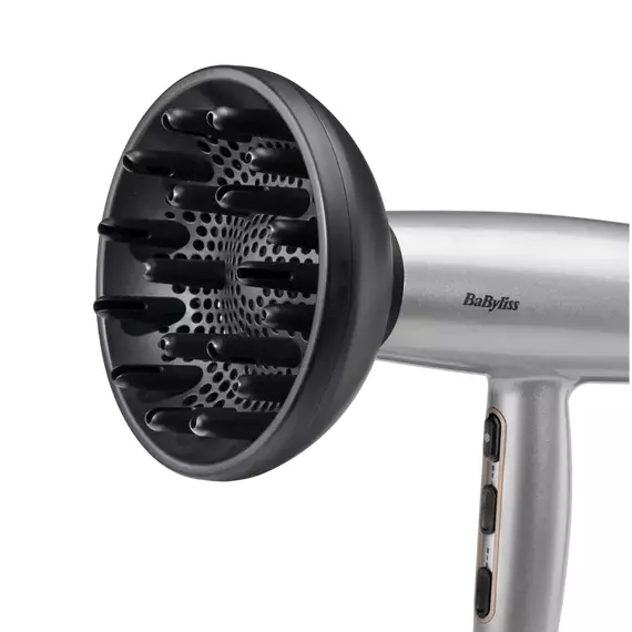 Uscător de păr BaByliss D580DE, 2100W, Argintiu, 5 image
