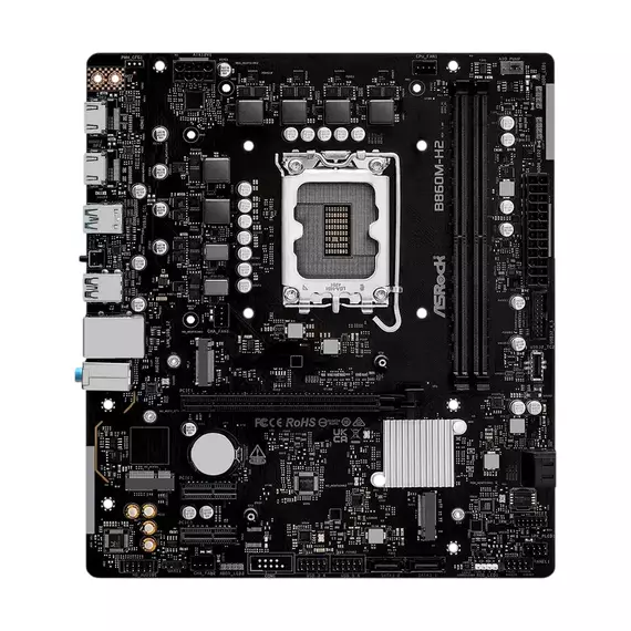 Placă de bază ASRock B860M-H2, LGA1851, Intel B860, Micro-ATX, 3 image