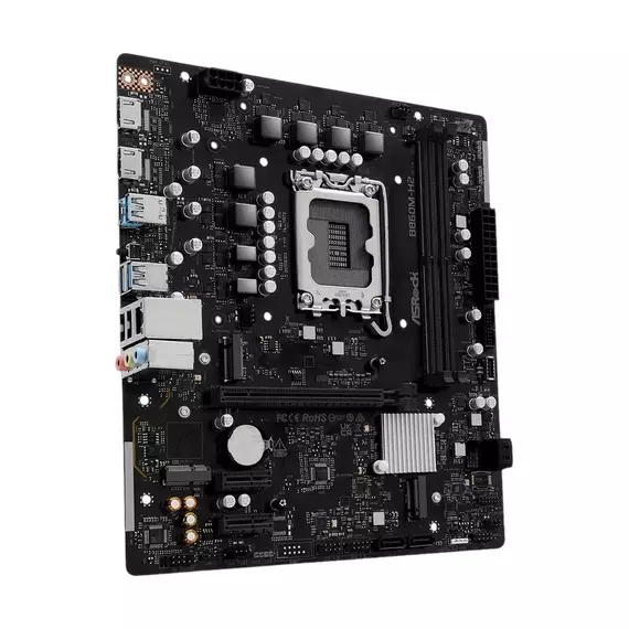 Placă de bază ASRock B860M-H2, LGA1851, Intel B860, Micro-ATX, 4 image