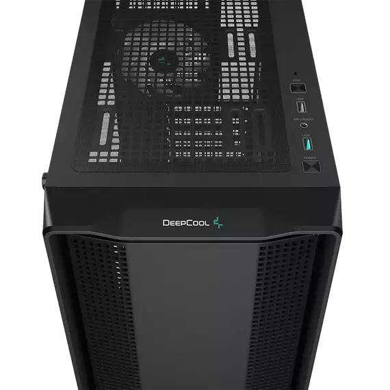 Carcasă PC Deepcool CC560  ARGB V2, Midi-Tower, Fără PSU, Negru, 7 image