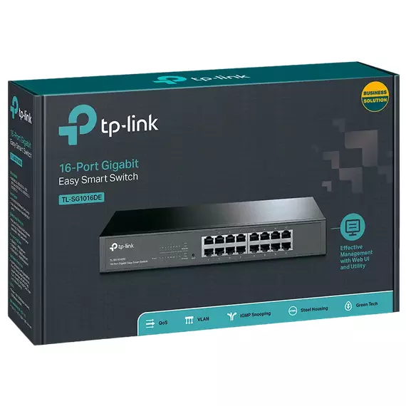 Switch de rețea TP-LINK TL-SG1016DE, 16x 10/100/1000 Mbps, 4 image