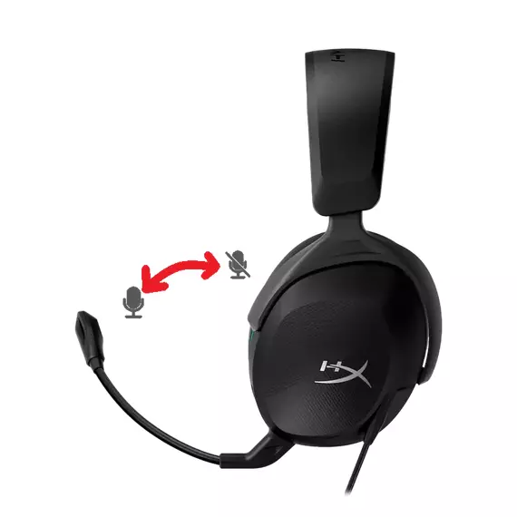 Căști gaming HyperX CloudX Stinger 2 Core, Cu fir, Negru, 4 image