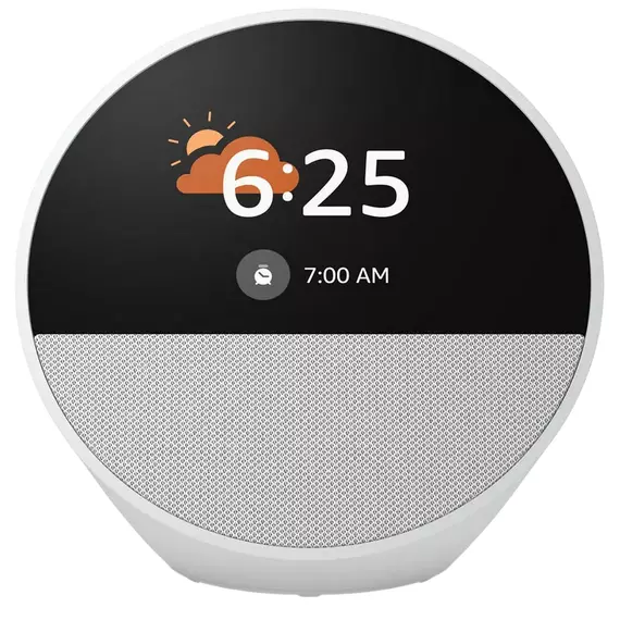 Difuzor Inteligent Amazon Echo Spot, Glacier White, 5 image
