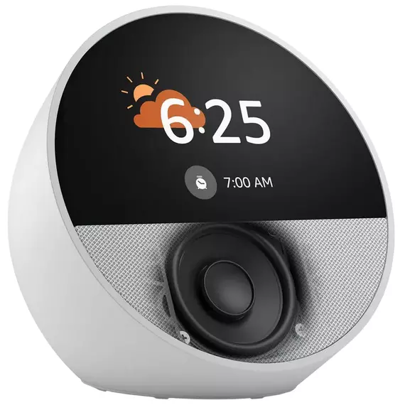 Difuzor Inteligent Amazon Echo Spot, Glacier White, 2 image